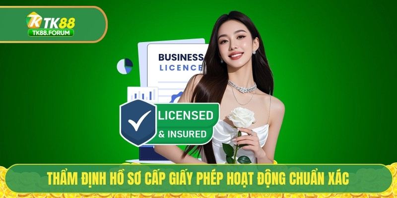 Thẩm định hồ sơ cấp giấy phép hoạt động chuẩn xác